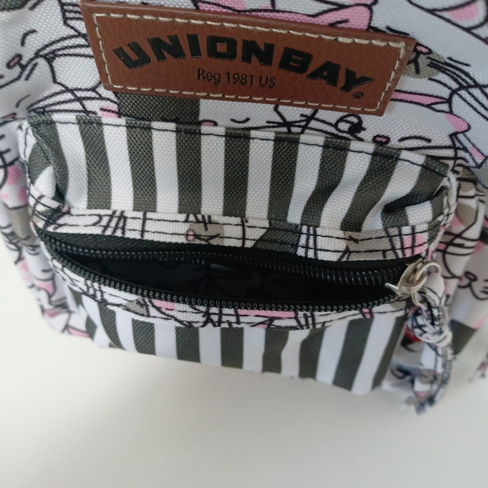 Union Bay Outlander Mini Backpack Purse Cats And Stripes With Carry Handles NWOT - Picture 5 of 7